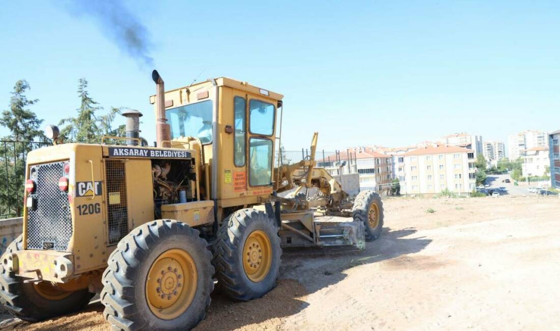 Aksaray Belediyesi, şehir genelinde sürdürdüğü üstyapı çalışmalarına Yunus Emre Mahallesi’nden