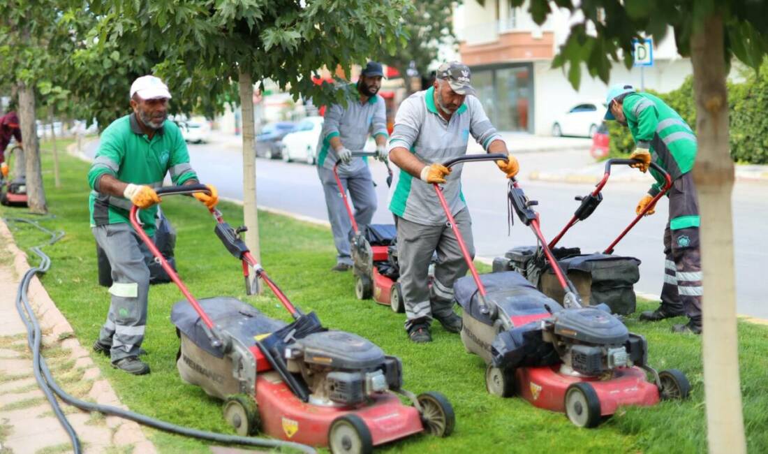 Aksaray Belediyesi, daha yeşil ve düzenli bir şehir hedefiyle çalışmalarını