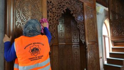Aksaray Belediyesi, vatandaşların ibadetlerini hijyenik ve temiz bir ortamda gerçekleştirebilmeleri