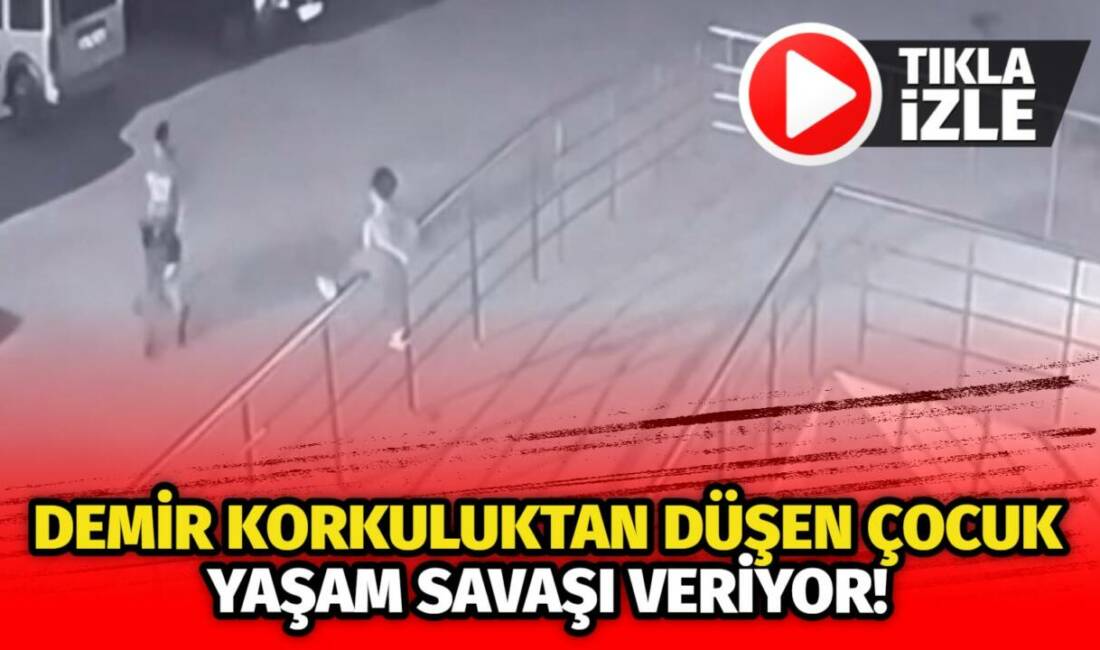 Ankara'nın Polatlı ilçesinde yaşanan olayda 2 yaşındaki çocuk tırmandığı demir