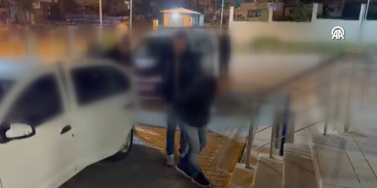 Ankara’da yaşanan olayda dört şüpheli bir taksi şoförünü trafikte darp