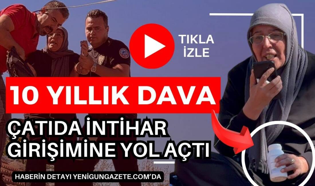 Aksaray’da miras meselesi yüzünden bunalıma giren yaşlı kadın çatı katına