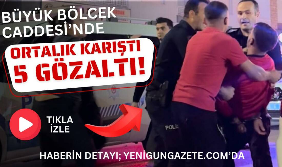 Aksaray’da iki otomobilin çarpışması sonucu çıkan tartışma bıçaklı kavgaya dönüştü.