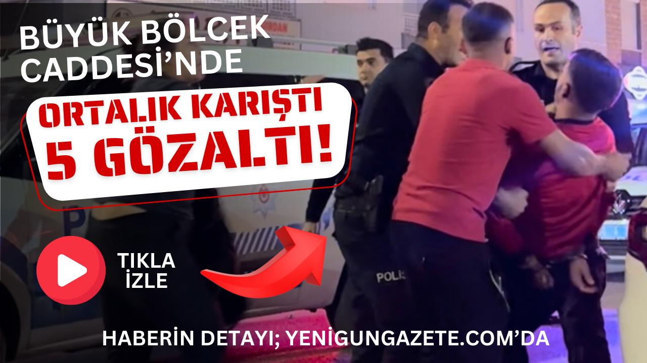 Aksaray’da iki otomobilin çarpışması sonucu çıkan tartışma bıçaklı kavgaya dönüştü.