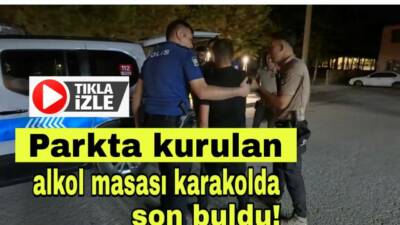 Polis ve bekçilerin uyarısına direnen 2 genç, uzun süren gerginliğin
