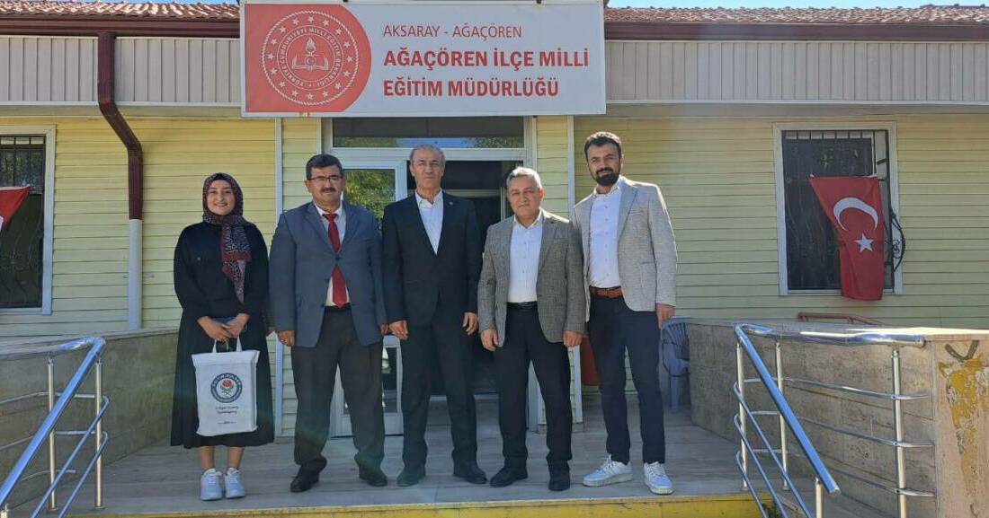 Eğitim-Bir-Sen Aksaray Şube Başkanı Murat Görmez ve beraberindeki heyet, 2025
