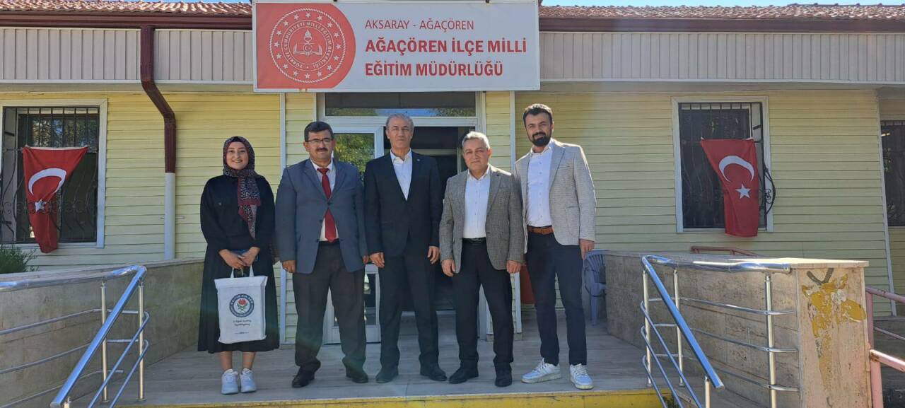 Eğitim-Bir-Sen Aksaray Şube Başkanı Murat Görmez ve beraberindeki heyet, 2025