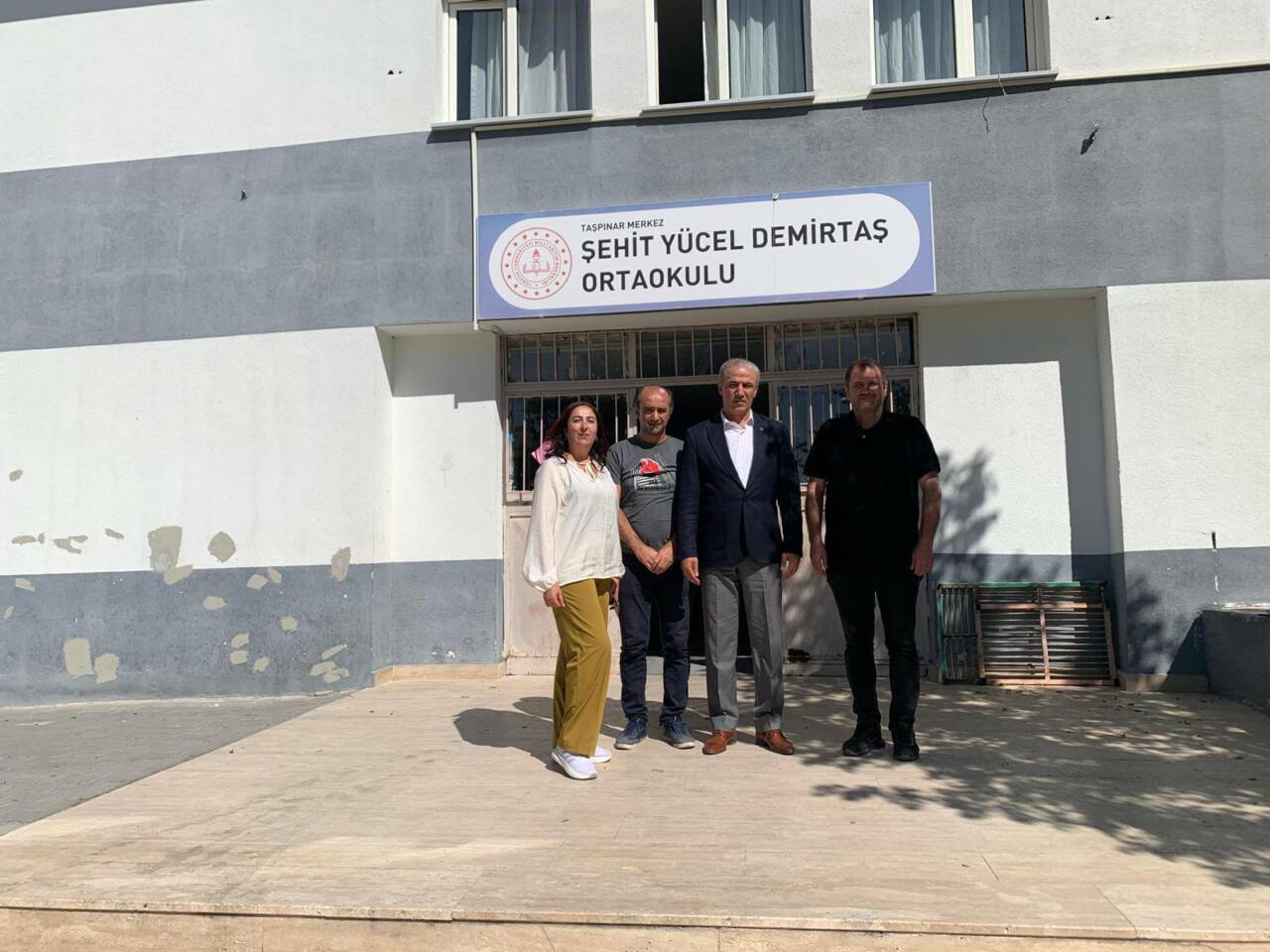 Eğitim-Bir-Sen Aksaray Şube Başkanı Murat Görmez, Taşpınar beldesinde bulunan okulları