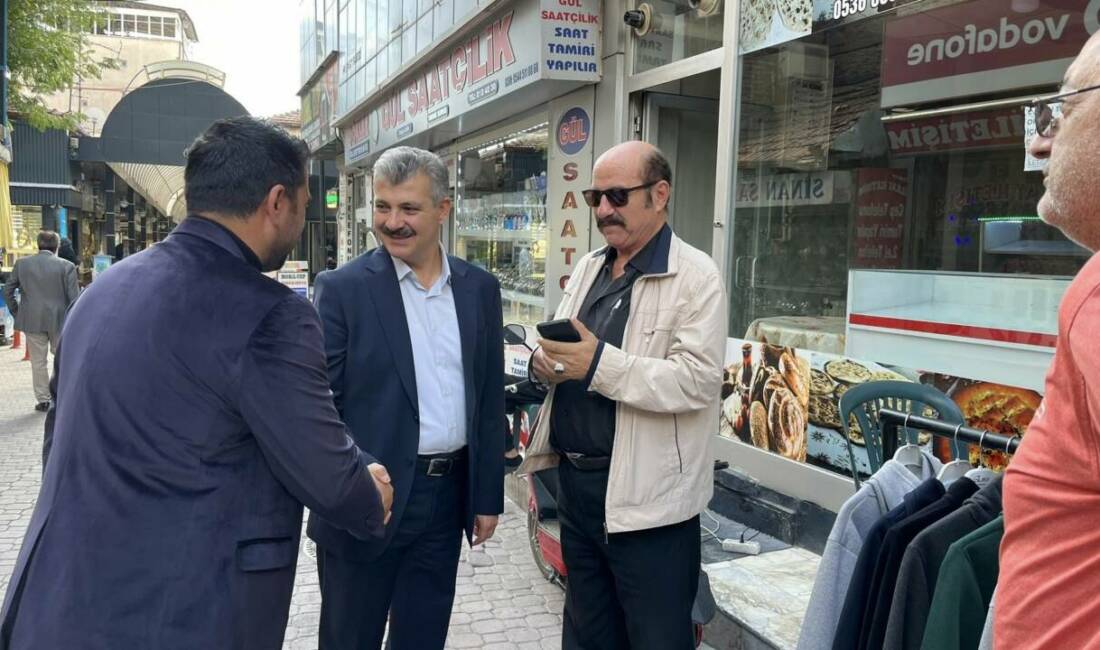 AK Parti Aksaray Milletvekili Hüseyin Altınsoy, kentte gerçekleştirdiği ziyaretler kapsamında