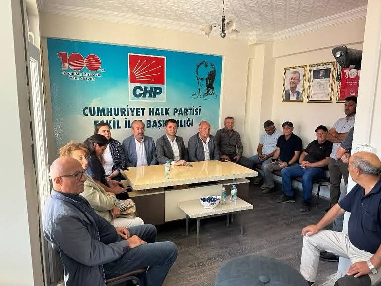 Cumhuriyet Halk Partisi Aksaray İl Başkanlığı, kongre süreçlerini tamamlayan Eskil,