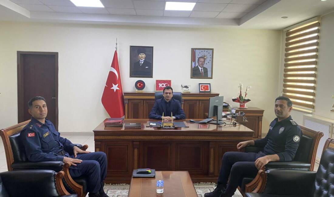 Eskil Kaymakamı Harun Uzar başkanlığında, ilçede huzur ve güven ortamının