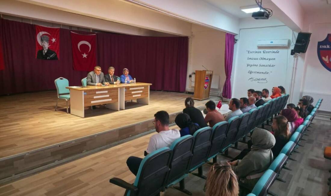 Eskil İlçe Milli Eğitim Müdürlüğü tarafından yeni eğitim öğretim yılı