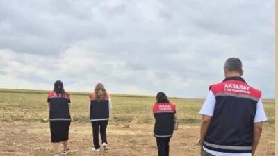 Aksaray Tarım ve Orman İl Müdürlüğü tarafından yürütülen arazi etüt