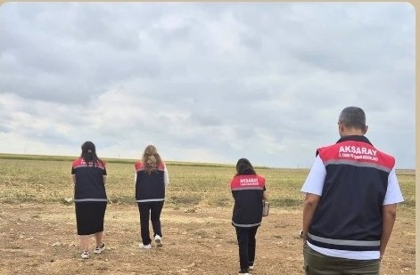 Aksaray Tarım ve Orman İl Müdürlüğü tarafından yürütülen arazi etüt