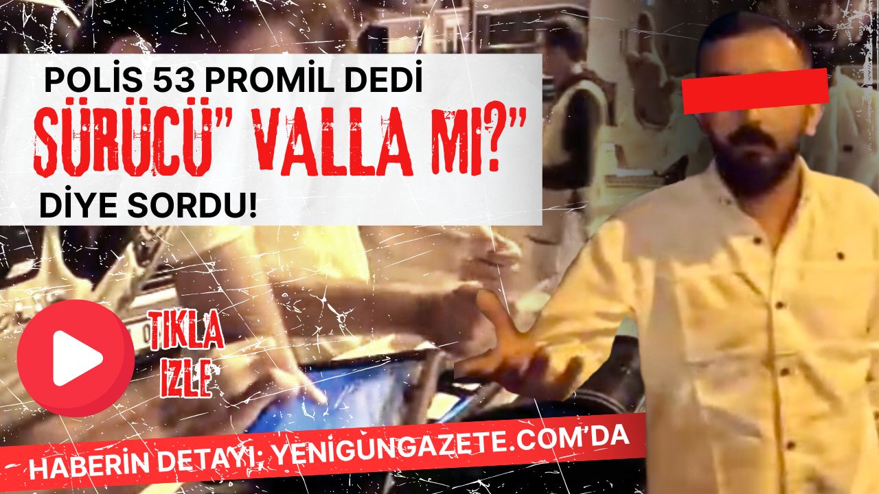 Aksaray’da 24 yaşındaki sürücü 53 promil alkollü çıkınca ehliyetine el