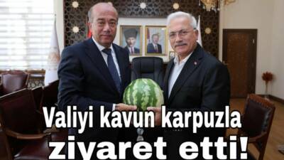 Yenikent Belediye Başkanı Ali Altınsoy, Aksaray Valisi Mehmet Ali Kumbuzoğlu’nu
