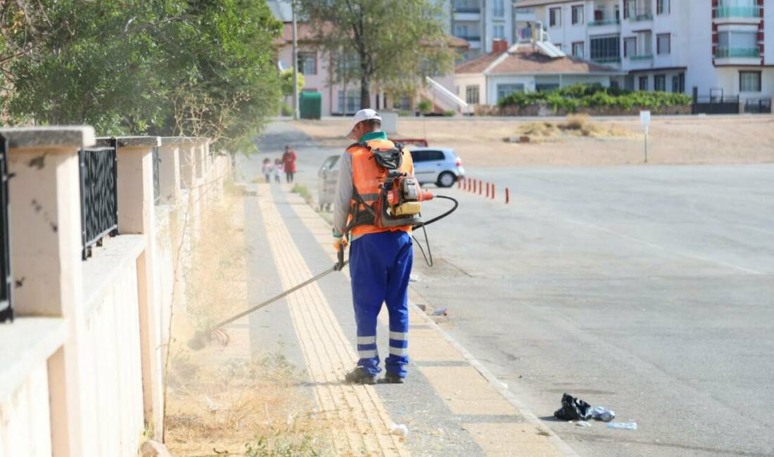 Aksaray Belediyesi, şehir genelinde yürüttüğü temizlik ve bakım çalışmalarını sürdürüyor.