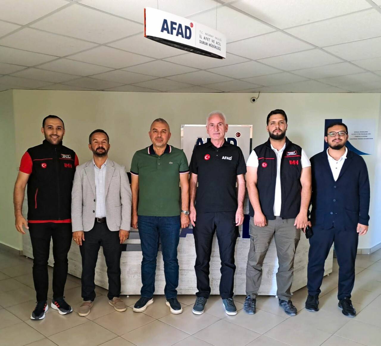 Aksaray İHH heyeti, yeni göreve başlayan İl Afet ve Acil