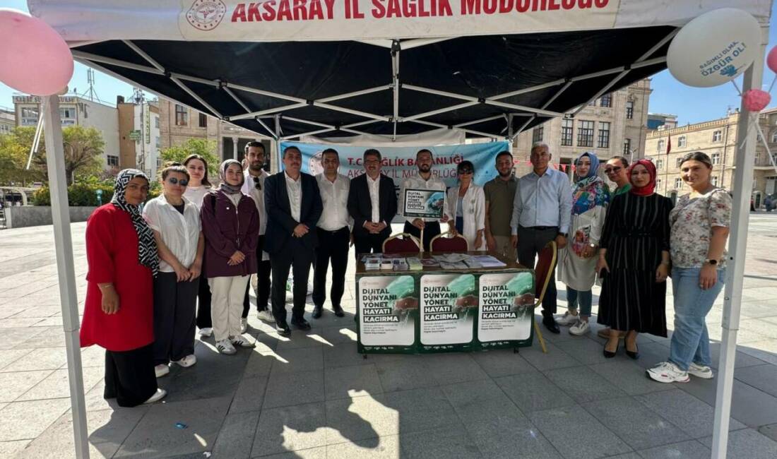  3-9 Eylül Halk Sağlığı Haftası kapsamında Aksaray İl Sağlık Müdürlüğü