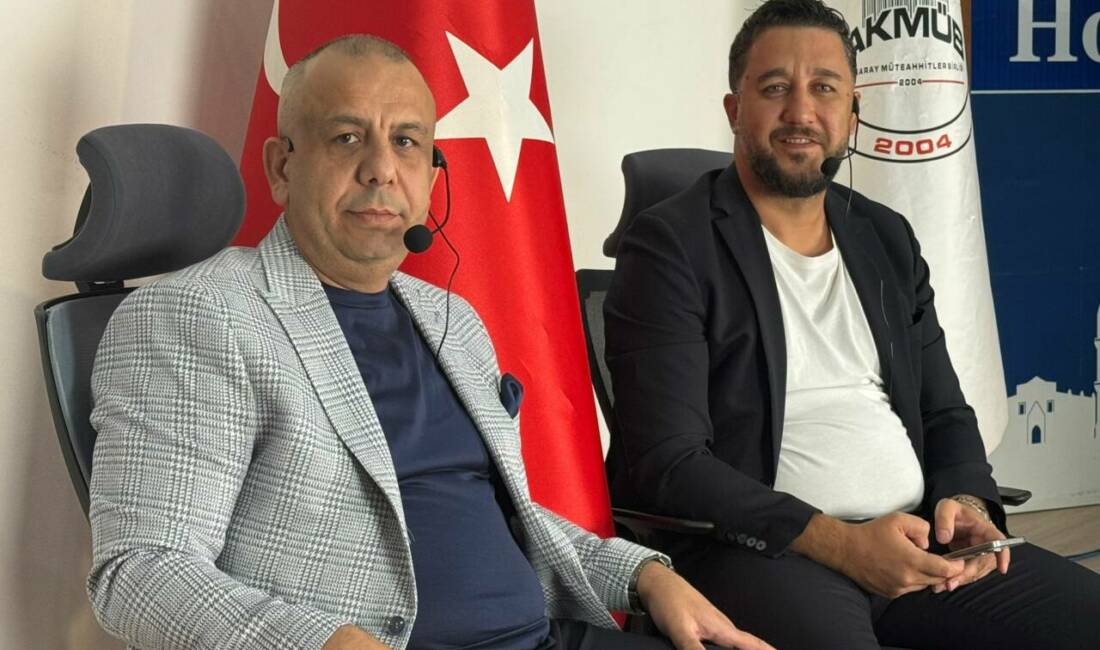 Aksaray Müteahhitler Birliği Başkanı Fatih Güneş ve ATSO Başkan Yardımcısı