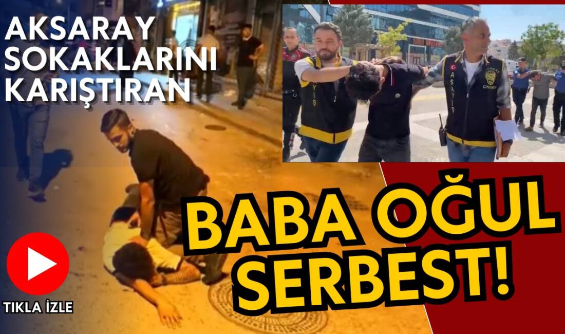 Polise tekme, yumruk ve bıçakla saldıran baba-oğul adliyeye sevk edildi.