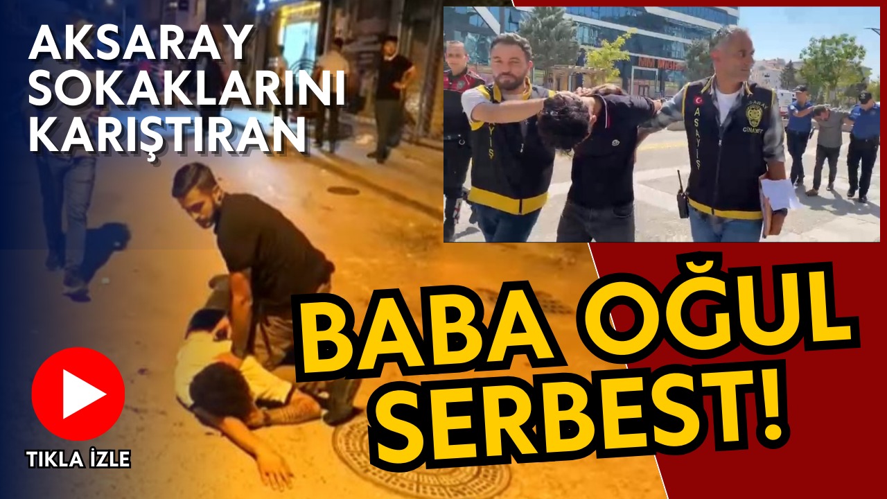 Polise tekme, yumruk ve bıçakla saldıran baba-oğul adliyeye sevk edildi.