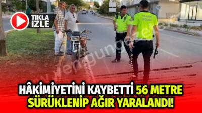 Aksaray’da Gaziler Caddesi üzerinden Nevşehir Caddesi istikametine seyir halinde olan