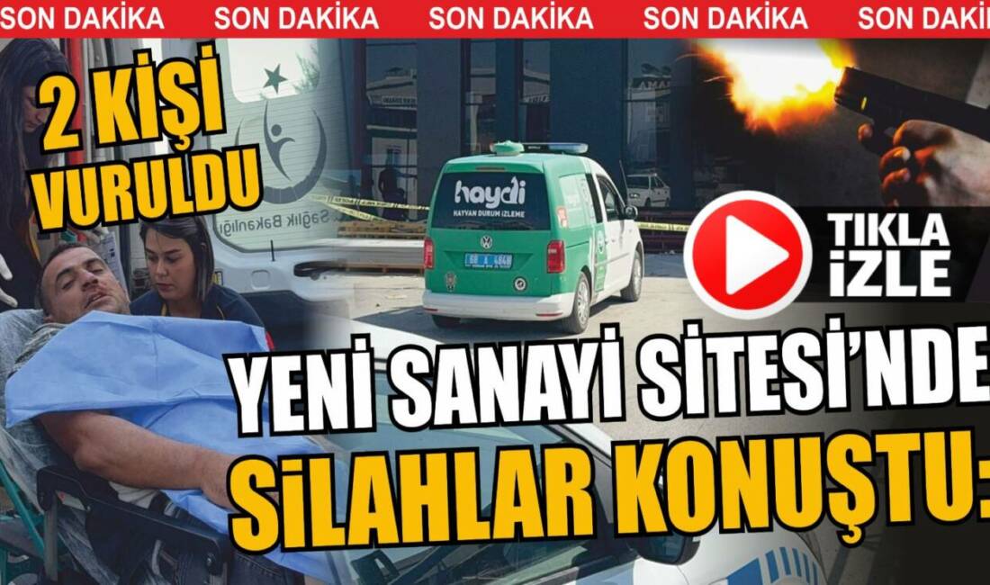 Aksaray Yeni Sanayi Sitesi’nde alacak verecek meselesi kavgaya dönüştü. Tabancayla