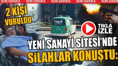 Aksaray Yeni Sanayi Sitesi’nde alacak verecek meselesi kavgaya dönüştü. Tabancayla