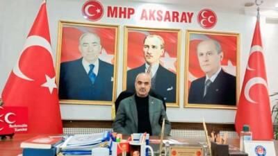 Milliyetçi Hareket Partisi Aksaray İl Başkanı  Burhanettin Karataş, Ahilik Haftası