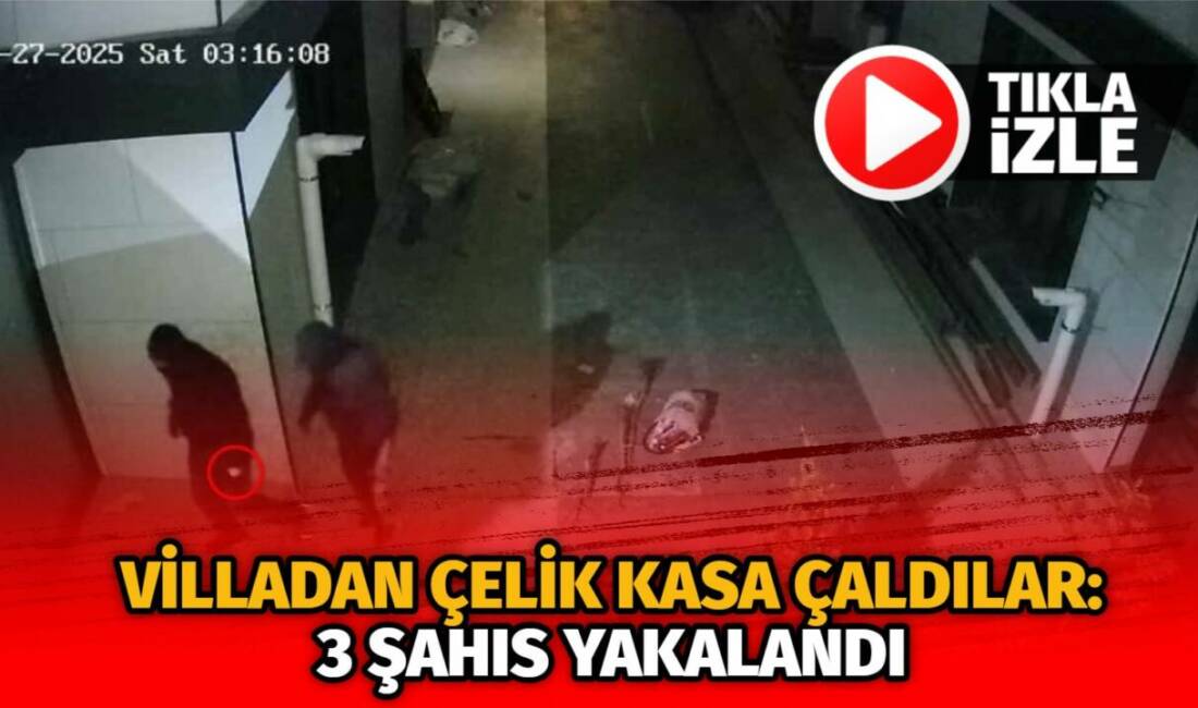 Ankara’nın Çankaya ilçesinde yaşanan olayda bir villadan 40 kilogramlık çelik