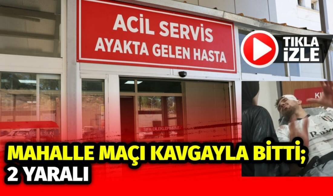 Adana'nın Saimbeyli ilçesinde halı saha maçında 'faul' nedeniyle çıkan tartışma