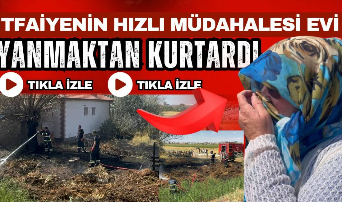 Aksaray’ın Laleli Mahallesi 4424. Sokak’ta bulunan bir müstakil evin bahçesinde