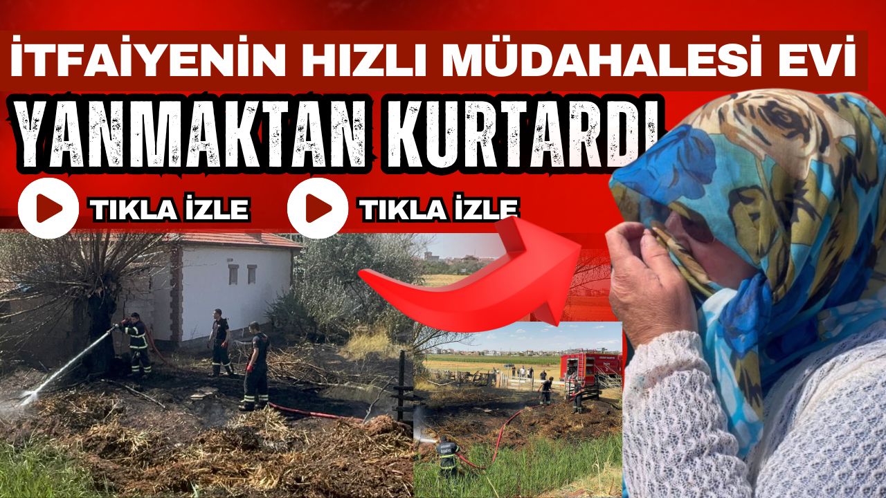 Aksaray’ın Laleli Mahallesi 4424. Sokak’ta bulunan bir müstakil evin bahçesinde