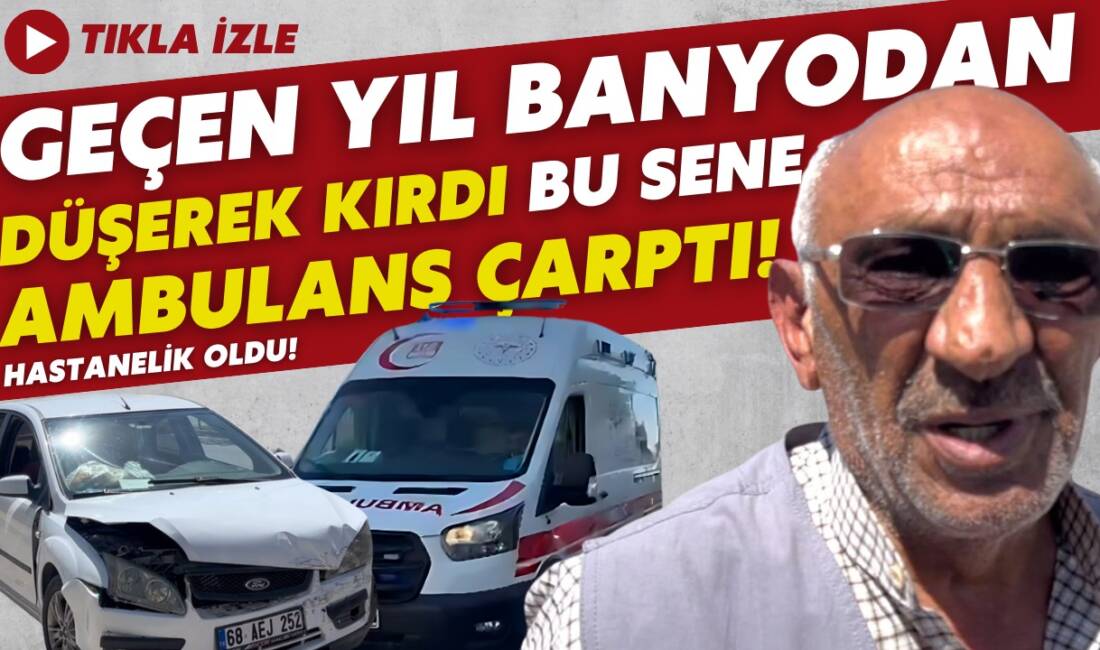 Geçen yıl banyoda düşüp yaralanan 80 yaşındaki Muhittin K., bu