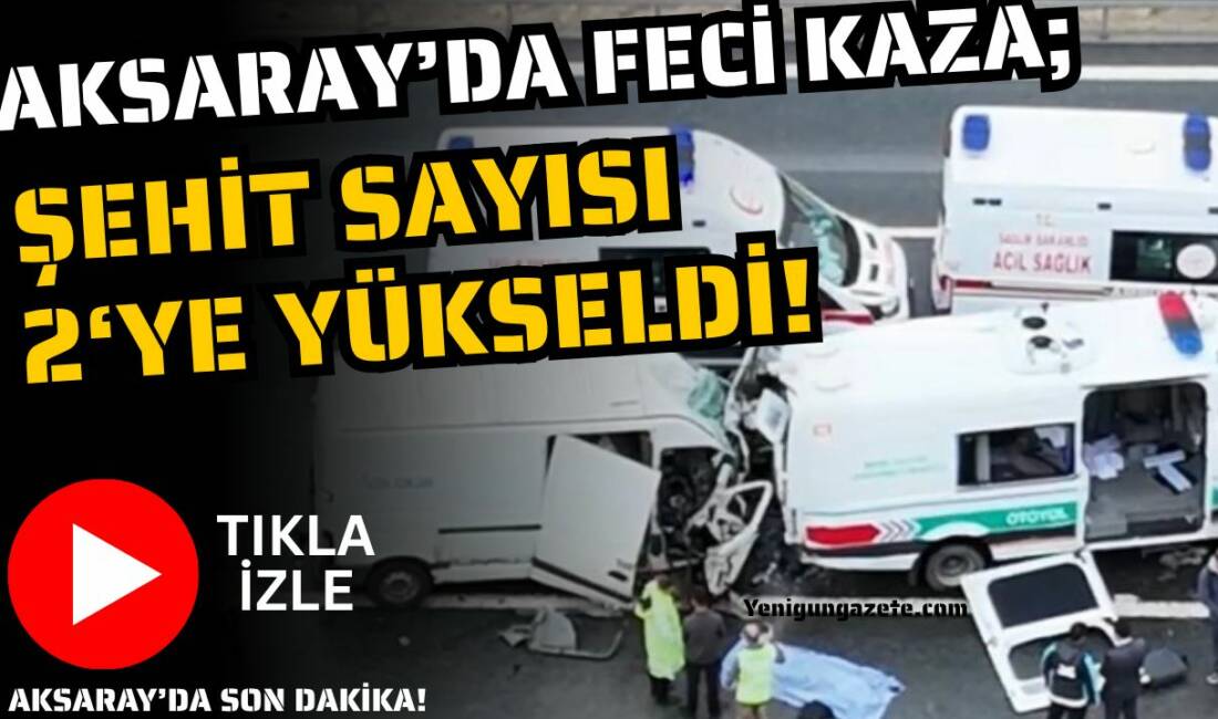 Ankara-Niğde otoyolunda jandarma aracına minibüs çarptı. 2 jandarma şehit oldu,