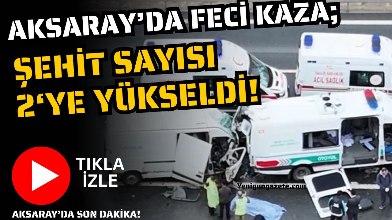 Ankara-Niğde otoyolunda jandarma aracına minibüs çarptı. 2 jandarma şehit oldu,