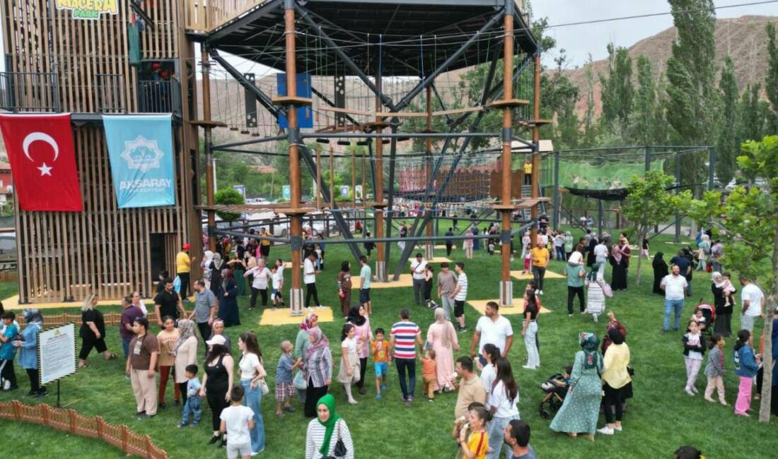 Aksaray'da Macera Park'ına adrenalin dolu bir gün geçirmek isteyenler yoğun