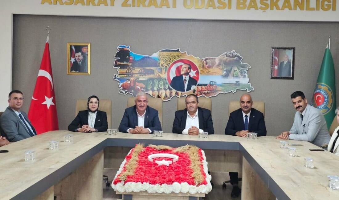 MHP Milletvekili Ramazan Kaşlı ve parti heyeti, Aksaray Ziraat Odası’nı