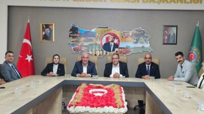 MHP Milletvekili Ramazan Kaşlı ve parti heyeti, Aksaray Ziraat Odası’nı