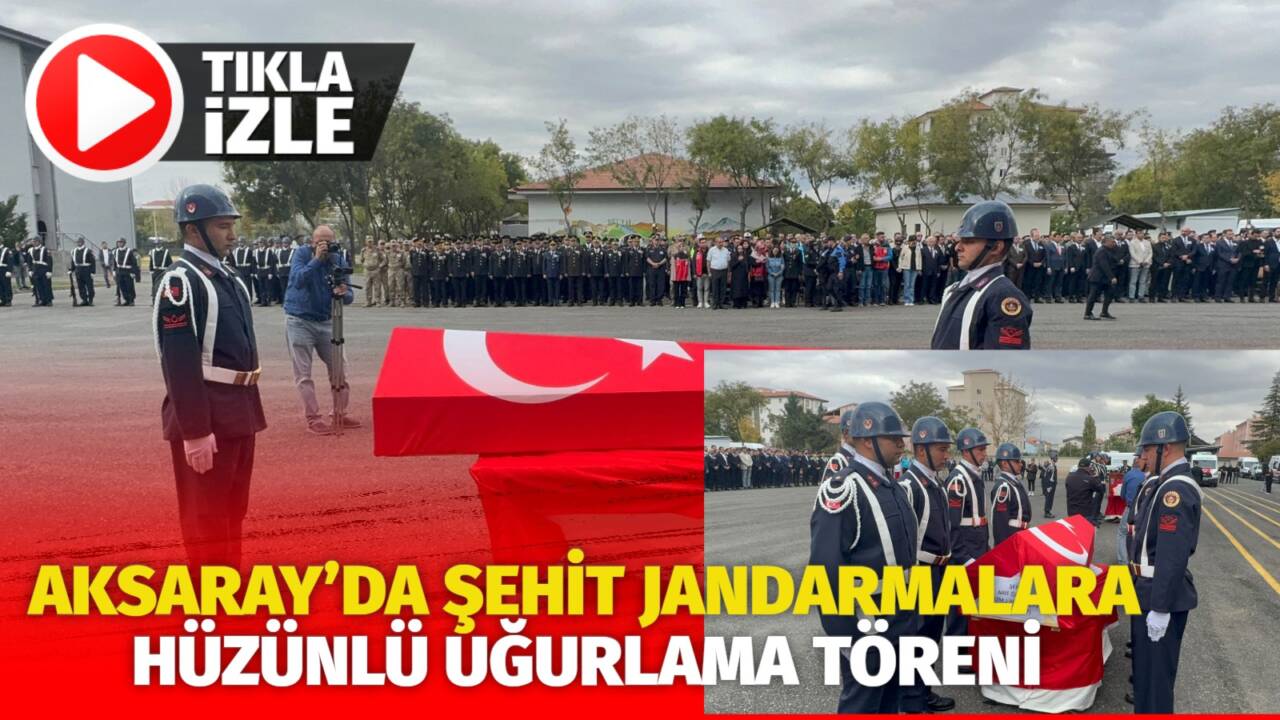 Ankara-Niğde otobanındaki kazada şehit olan iki jandarma, Aksaray İl Jandarma
