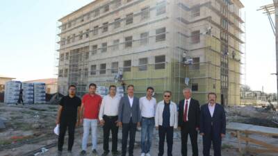 Aksaray’da 48 derslik ve 6 atölyeli teknik lise inşaatı hızla