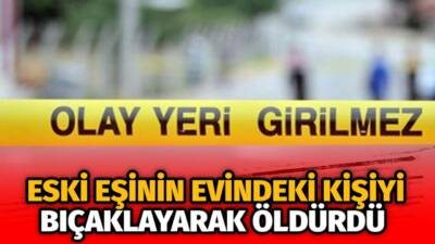 Ankara’nın Altındağ ilçesinde, boşanma aşamasındaki eşiyle aynı evde bulunan kişiyi