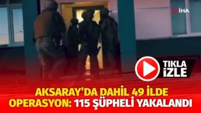 İçişleri Bakanı Ali Yerlikaya tarafından yapılan açıklama kapsamında, Aksaray dahil
