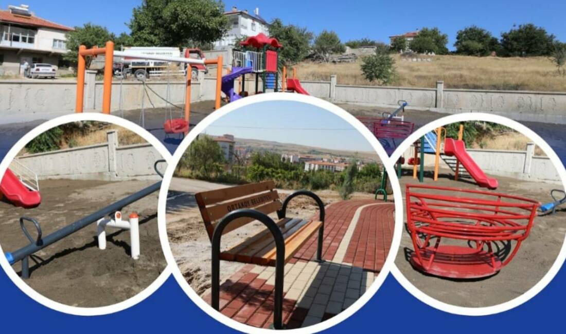 Ortaköy Belediyesi, 8 çocuk parkını güvenli ve eğitici tasarımlarla yenileyerek