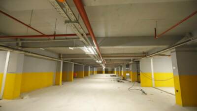 Aksaray'da Hamidiye Kentsel Dönüşüm Projesi kapsamında hayata geçirilen otopark ile