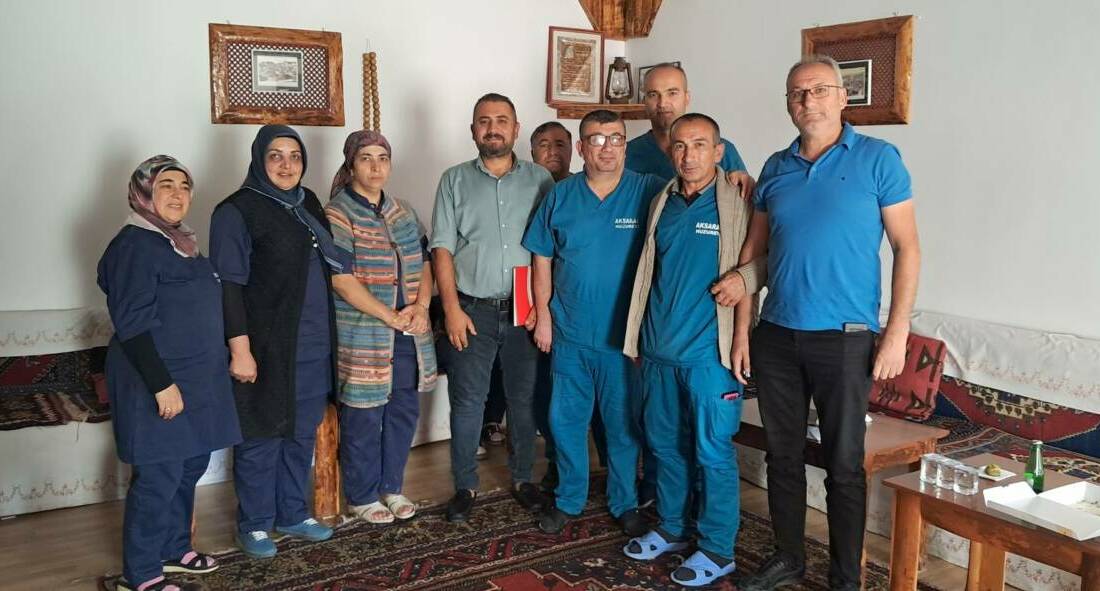Öz Sağlık-İş Sendikası Aksaray Şubesi, üyeleriyle buluşmalarını sürdürüyor. Şube Başkanı