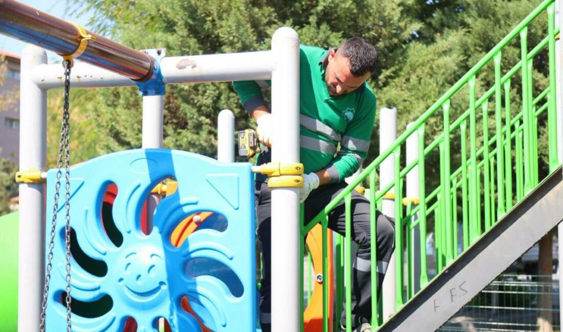 Aksaray Belediyesi, şehrin dört bir yanındaki park ve yeşil alanlarda