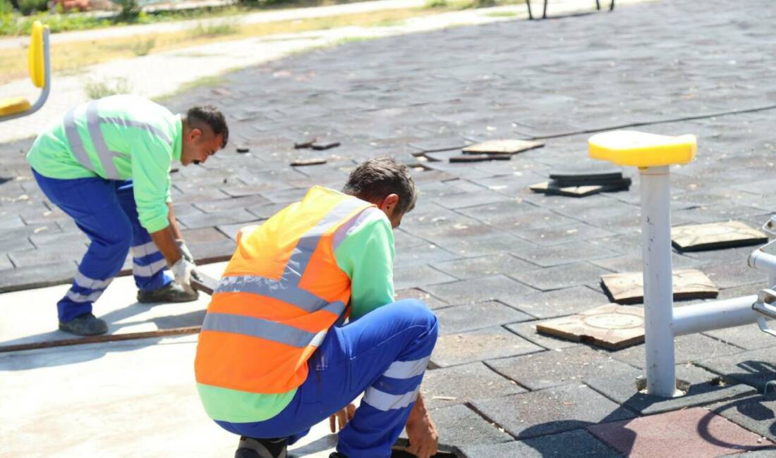 Aksaray Belediyesi, şehirdeki parkları daha güvenli ve modern hale getirmek