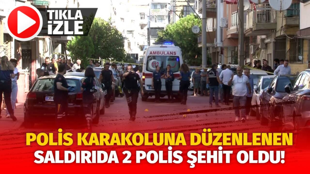 İzmir’in Balçova ilçesinde yaşanan olayda polis karakoluna silahlı saldırı düzenlendi.